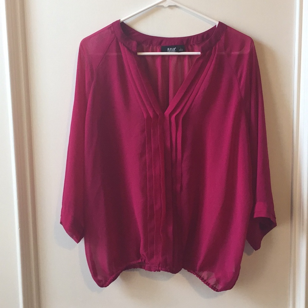 Pink blouse